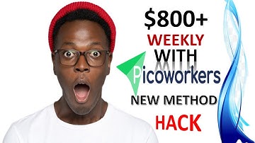 Make Money On Picoworkers Without Doing Tasks 🤑🤑  Make Money Online Simplified Tutorial