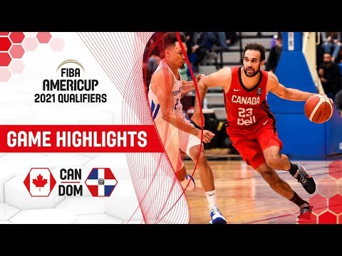Canada v Dominican Republic - Highlights - FIBA AmeriCup 2021 - Qualifiers