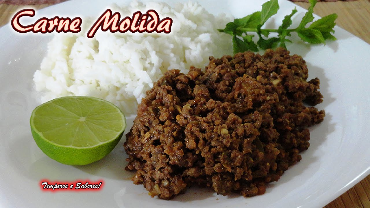 CARNE MOLIDA receta rápida y fácil, especial para rellenos y para comer  como quieras - YouTube