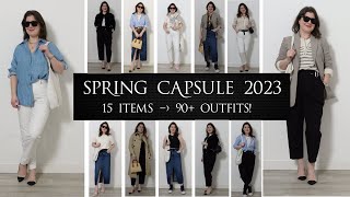 Spring Capsule Wardrobe 2023 | Closet Essentials and Lookbook of 90+ Outfit Ideas!