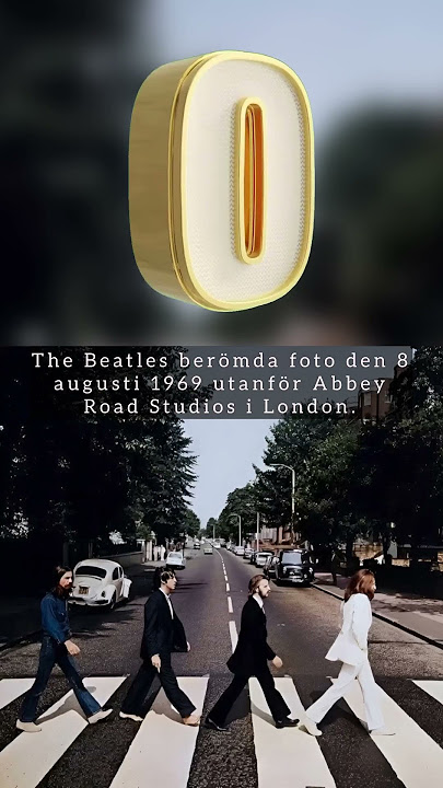 The Beatles cross the famous zebra crossing — comes to life in this realistic recreation.