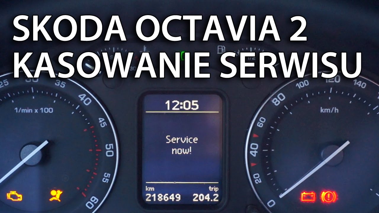 Kasowanie Inspekcji Serwisowej Skoda Octavia Ii Reset Service Now Youtube