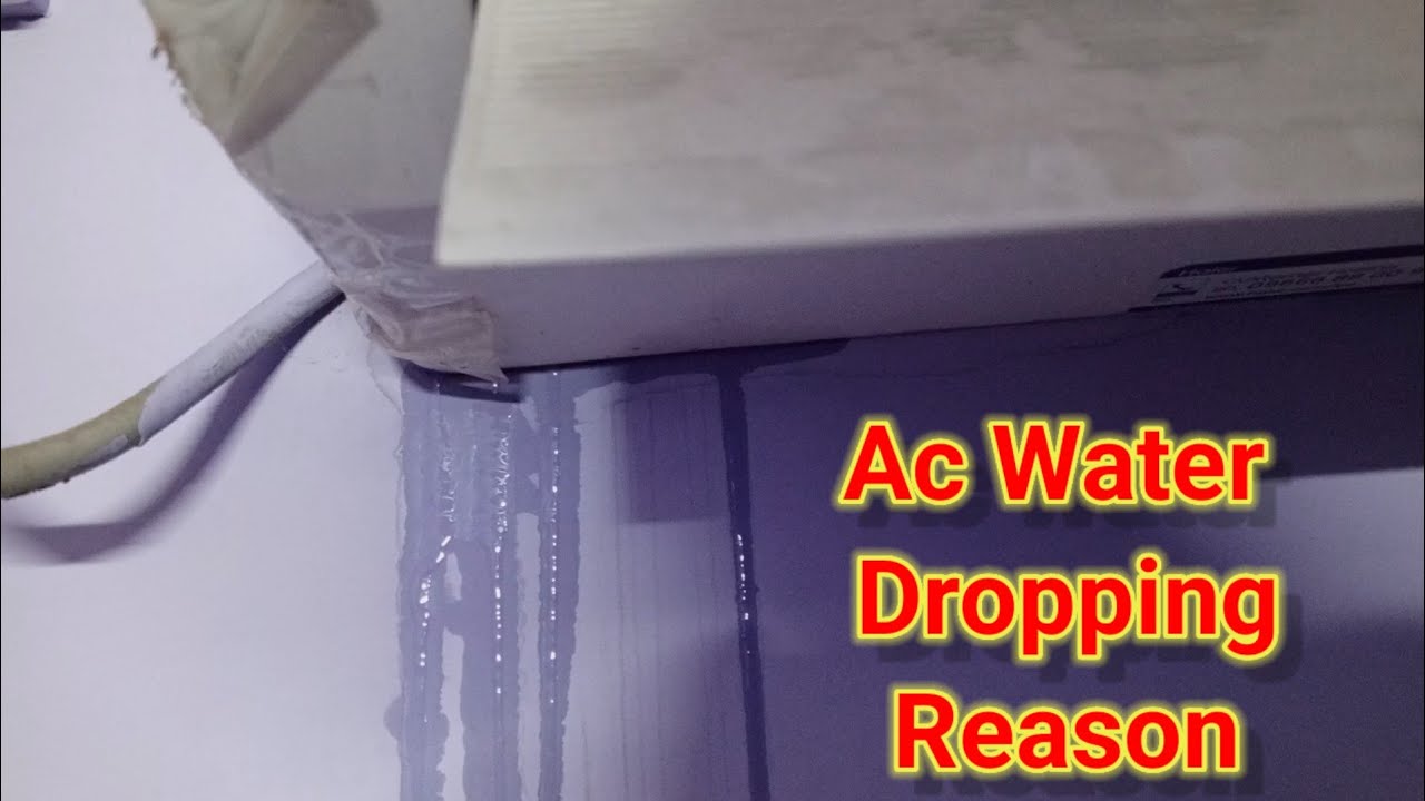 Ac water leakage inside room. How to fix wall air conditioner ac water
