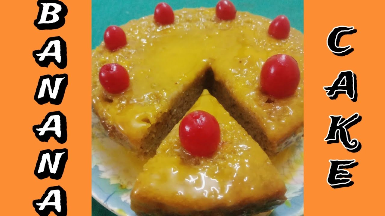 Banana cake How to make banana cake No cream No butter No oven