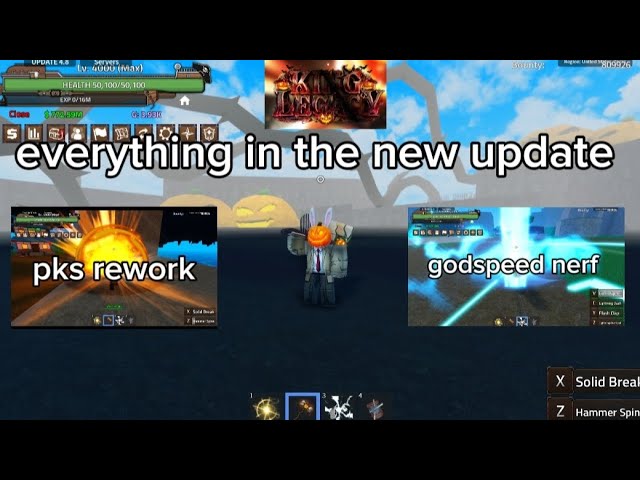 UPDATE 4.8🎃🍬] King Legacy - Roblox