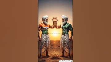 Seeds Beyond Borders | A Farmer’s Story of Peace 🇮🇳🤝🇵🇰#ai #aishorts #indiapakistan #love