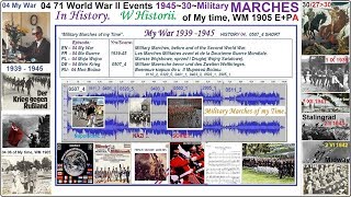 04 71 World War II Events 1945~30~Military MARCHES of My time, WM 1905 E+PA