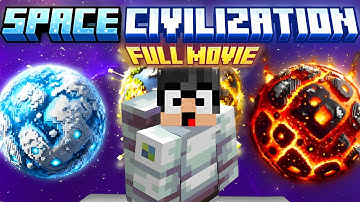 Minecraft but i survive in SPACE CIVILIZATION [THE MOVIE]