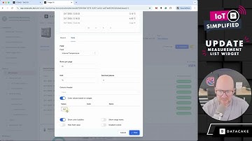 New update ready for the Measurement List Widget!