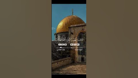 القارئ هزاع البلوشي من سورة محمد