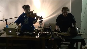 Martin Janíček & Bethany Lacktorin at Echofluxx 13, Trafačka, Prague, May 2013, video by Dan Senn