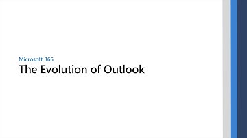 The Evolution of Outlook