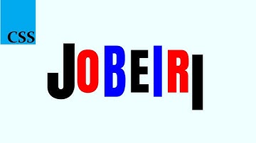 Create Expanding Text Animation | HTML & CSS | Jobeiri Media