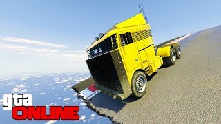 ГОНКИ НА ГРУЗОВИКАХ ПО ПРОЗРАЧНЫМ ДОРОГАМ В GTA 5 ONLINE ГОНКИ НА ГРУЗОВИКАХ ПО ПРОЗРАЧНЫМ ДОРОГАМ В GTA 5 ONLINE