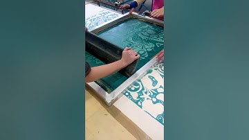BA Textile Design student tour | Screen printing part 2