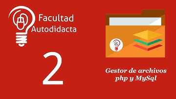 Sistema Gestor de Archivos con php y mysql | Estructura de carpetas del proyecto. Cap 2