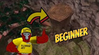 How To Get On Top Of Stump In Gorilla Tag - Beginner Tutorial