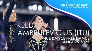 Allison Reed Saulius Ambrulevicius Ice Dance Free Dance Angers 2025