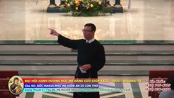 Tĩnh tâm: MẸ NGUỒN AN VUI  _ LM TRẦN QUẢNG, CSsR