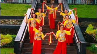 大地回春 Da Di Hui Chun | Line Dance Lagu Imlek | Cover by HnC Dance #imlek #cny2025 #linedance