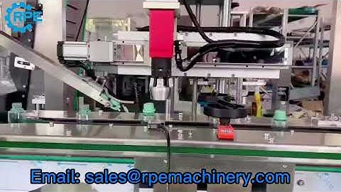 Automatic tracking bottle capping machine