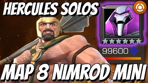 Hercules Smashes MAP 8 NIMROD Miniboss - Day 1!