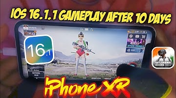 iOS 16.1.1 Gameplay After 10 Days 🔥 iPhone XR - Bgmi Pubg Gameplay