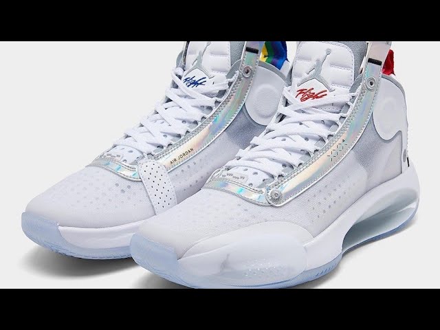 air jordan 34 white iridescent