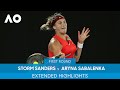 Storm Sanders v Aryna Sabalenka Extended Highlights (1R) | Australian Open 2022