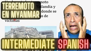 Thumbnail image for Breaking News! Huge Earthquake in Myanmar 😱 - INTERMEDIATE COMPREHENSIBLE SPANISH