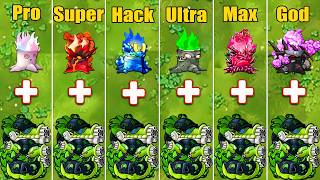 PVZ 1 Fusion 3.7 Challenge!! Team Gatling Pea VS Torchwood VS Obsidian Gargantuar - Who Will Win?