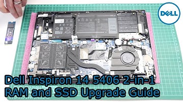 Dell Inspiron 14 5406/5410 2-in-1 RAM and SSD Upgrade Guide (2020 model)