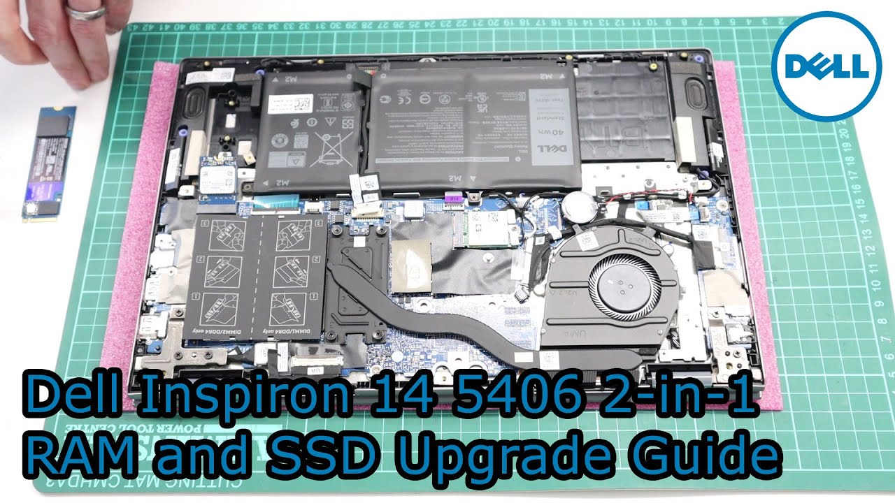 Dell Inspiron 14 5406/5410 2-in-1 RAM and SSD Upgrade Guide (2020 model)