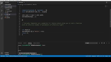 C++ Tutorial Variadic Templates