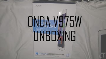 Onda V975W Unboxing