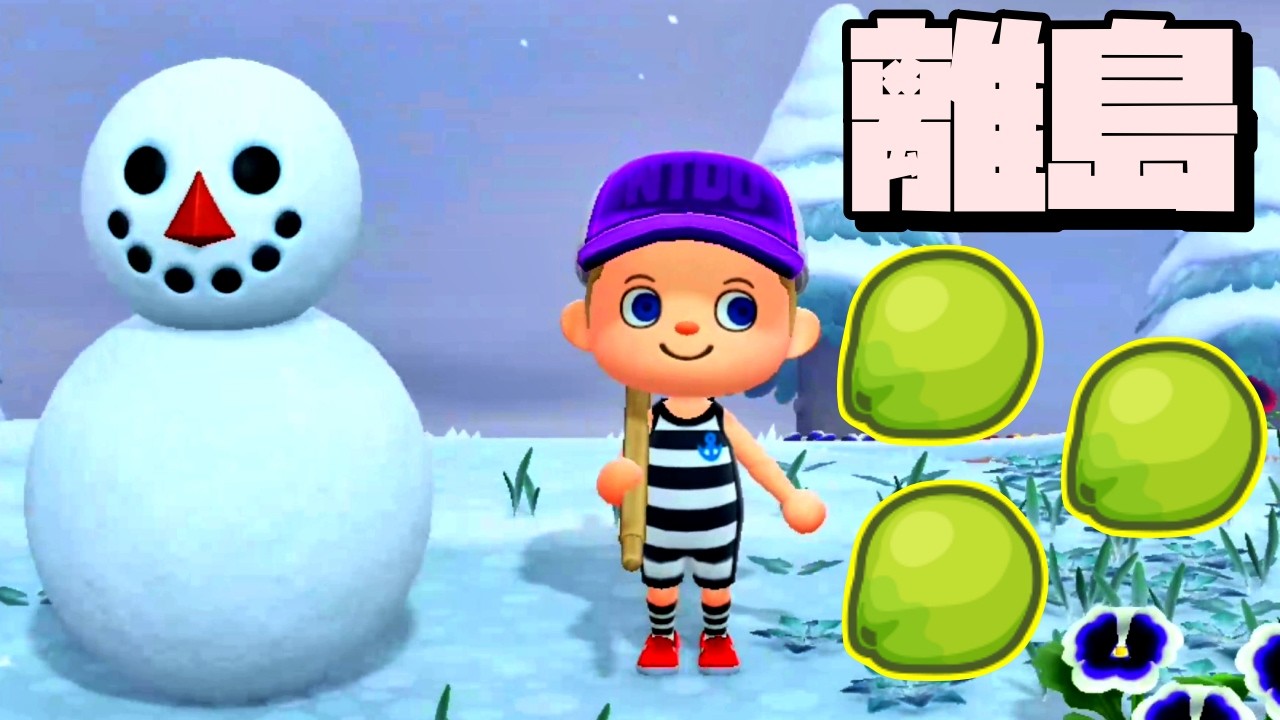 離島に行くけど、持ち物多過ぎて困ってます【あつまれどうぶつの森】