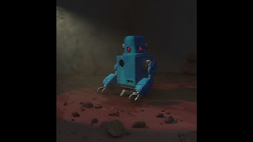 Awakening robot V1 EEVEE 64s 30fps #3danimation #robot #animation