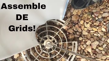 Pool Basics: How to assemble D.E. Filter Grids in a DE pool filter? Please Subscribe.