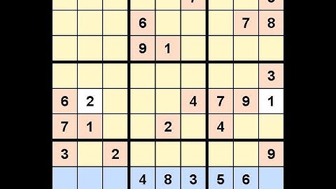 How to Solve Los Angeles Times Sudoku Expert January 19, 2023