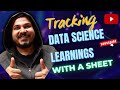 Trackersheet That Can Make You From Zero To HERO In Data Science