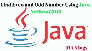 How to count Even and Odd number Using Java Netbean program [2018]