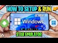 🔥 New STAR Windows Emulator For Android! Setup &amp; Gta 5 Lite Gameplay Test (Winlator Frost V11)