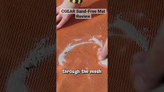 ⛱️CGEAR Sand-Free Mat Beach Review 👀 #beachvibes #beach #beachlife