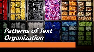 Patterns of Text Organization