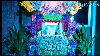 Janmashtami Special|| Jhula decoration|| Ladoo gopal|| Flower jhula|| Little krishna||