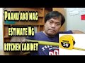 Paanu ako mag estimate Ng kitchen cabinet /at mag presyo
