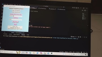 Program Phyton GUI Menggunakan Library Tkinter - Menghitung Diskon Berdasarkan Digit Terakhir NIM