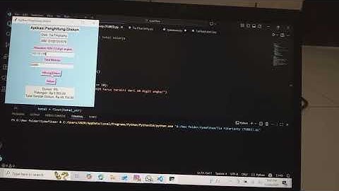 Program Phyton GUI Menggunakan Library Tkinter - Menghitung Diskon Berdasarkan Digit Terakhir NIM