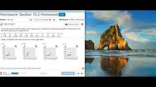 Using StatCrunch to find a regression line equation