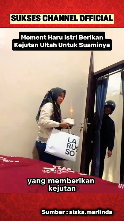 Moment Haru Istri Beri Kejutan Ultah Untuk Suaminya #shorts #trendingshorts #shortsfeed